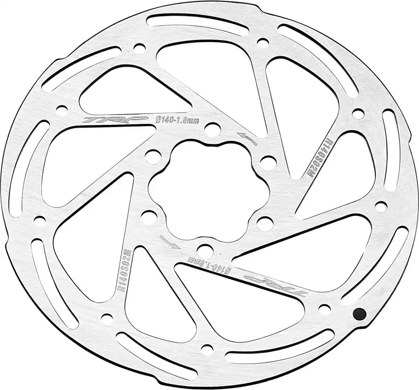 Grab Now TRP R2 Disc Rotor - 140mm 6-Bolt 1.8mm Silver