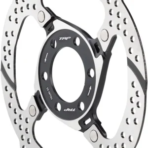 TRP-33 Disc Brake Rotor - 140mm 6-Bolt 1.8mm Silver/Black Top Pick