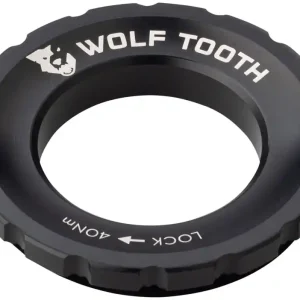 Wolf Tooth CenterLock Rotor Lockring - External Splined Black Limited Edition