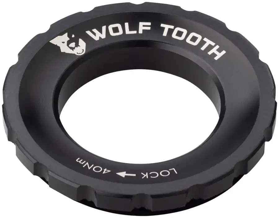 Wolf Tooth CenterLock Rotor Lockring - External Splined Black Limited Edition