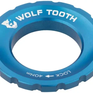 Wolf Tooth CenterLock Rotor Lockring - External Splined Blue Brand New