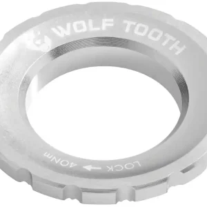 Wolf Tooth CenterLock Rotor Lockring - External Splined Raw Silver Fast Shipping