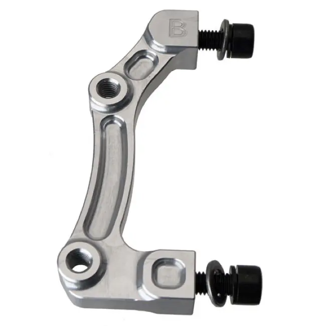 Hope +40 74mm Caliper Adapter (PM) F-200/240mm Silver  | Bikeparts.Com Exclusive