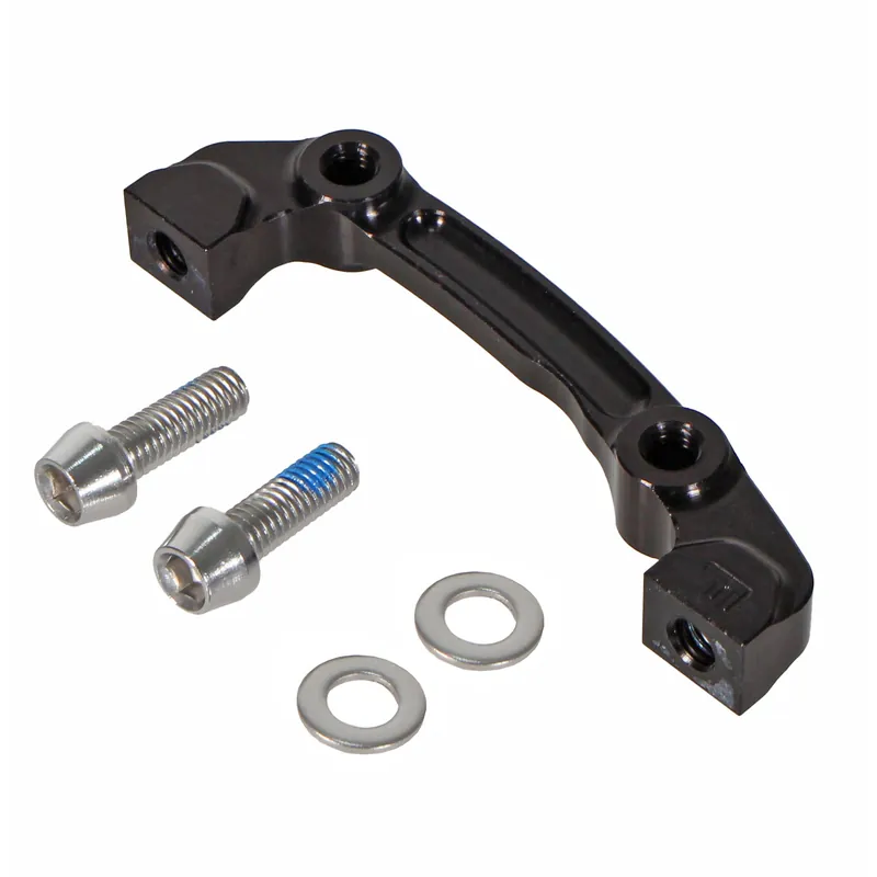 Shop Now Hope 74mm Caliper Adapter (IS) F*-180mm / R-160mm Black  | Bikeparts.Com