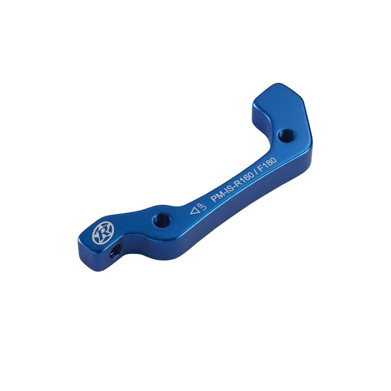 Holiday Sale Reverse Disc Brake Adapter IS-PM 180 Front/160 Rear Blue  | Bikeparts.Com