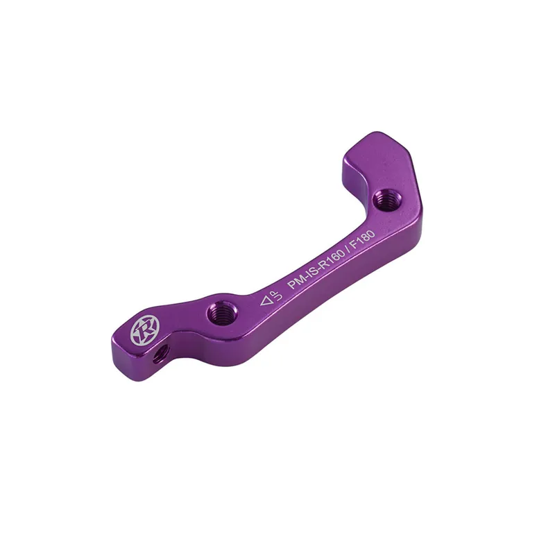 Don’t Miss Out Reverse Disc Brake Adapter IS-PM 180 Front/160 Rear Purple  | Bikeparts.Com