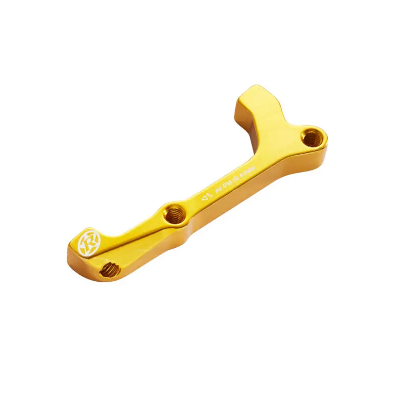 Viral Reverse Disc Brake Adapter IS-PM 180 Rear Avid Gold  | Bikeparts.Com