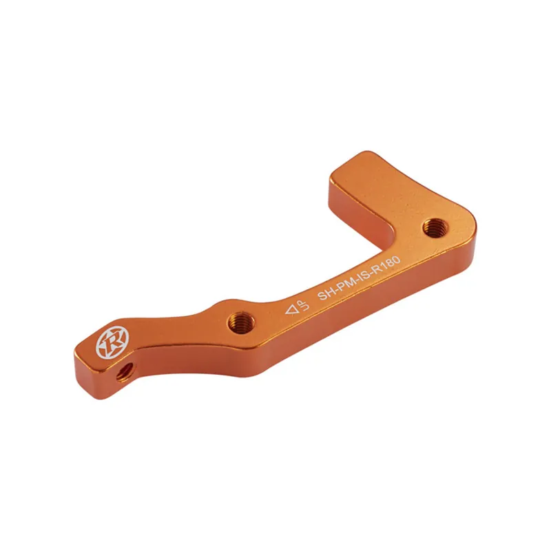 Handmade Reverse Disc Brake Adapter IS-PM 180 Rear Shimano Orange  | Bikeparts.Com