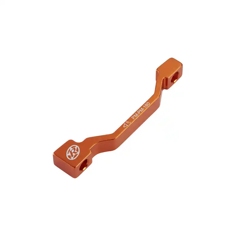 Luxury Reverse Disc Brake Adapter PM-PM 180 Front/Rear Orange  | Bikeparts.Com