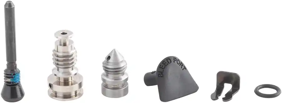 SRAM Level Ultimate/TLM A1 Disc Brake Caliper Hardware Kit - Includes Bleed Screw Banjo Screw Pad Pin | Bikeparts.Com Budget