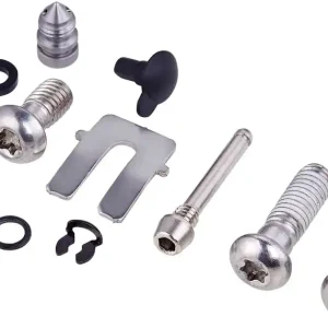 SRAM S4 Guide RSC with Bleeding Edge Caliper Hardware Kit with Stainless Black Body Bolt Banjo Bolt Bleed Screw and Pad Pin Exclusive Offer