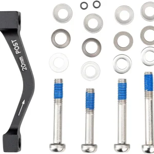 SRAM/ Avid 20mm Post-Mount Disc Caliper to Post Mount Frame/Fork Adaptor with Stainless Bolts Kits for Regular and CPS Calipers Big Sale