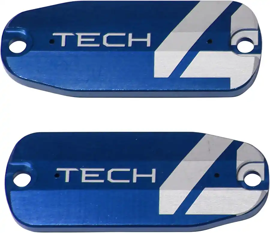 Buy Today Hope Tech 4 Brake Lever Reservoir Lid - Blue Pair