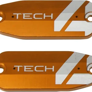 Hope Tech 4 Brake Lever Reservoir Lid - Orange Pair Express Delivery