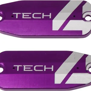 Hope Tech 4 Brake Lever Reservoir Lid - Purple Pair  | Bikeparts.Com Original