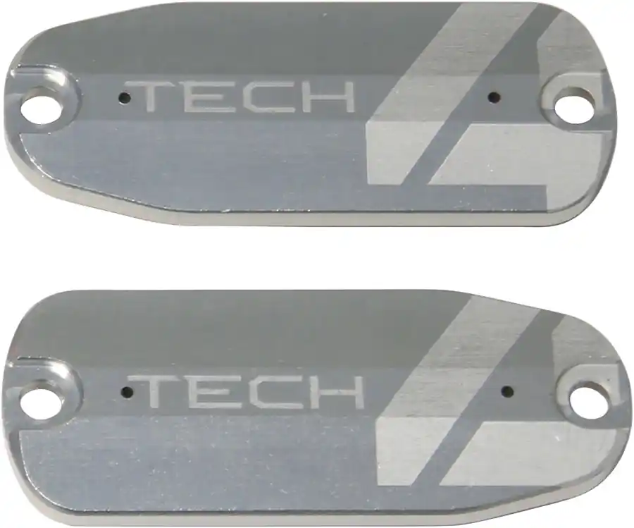 Hope Tech 4 Brake Lever Reservoir Lid - Silver Pair | Bikeparts.Com Certified