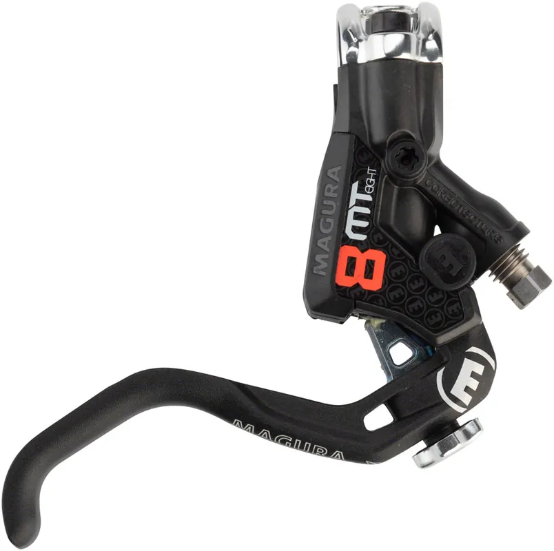 Shop Now Magura MT8 Pro Disc Brake Master Cylinder Assembly 1-Finger HC Lever with BAT adjustment Black