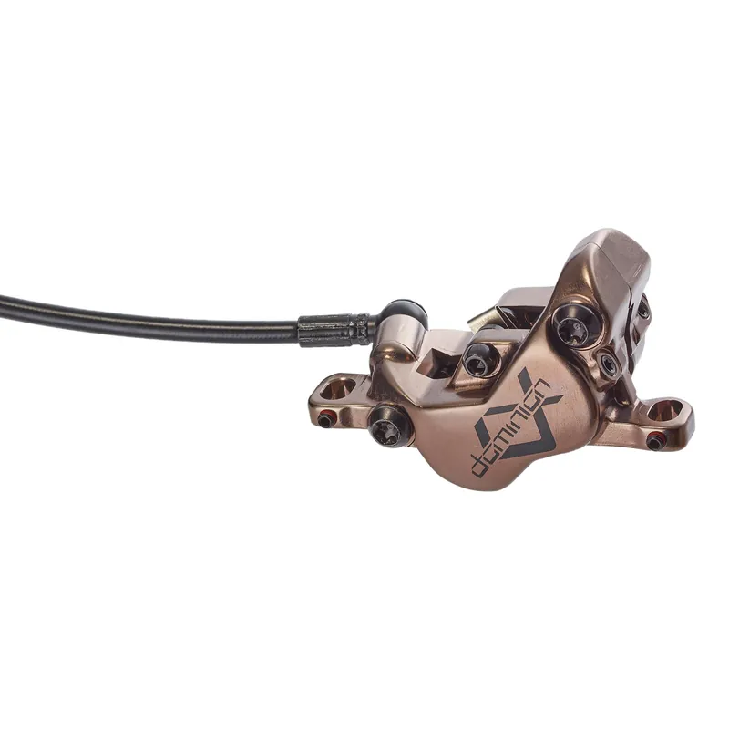 Handmade Hayes Brake Caliper Dominion A4 4-Piston (74mm) - Bronze  | Bikeparts.Com