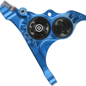 Hope RX4+ Disc Brake Caliper - Flat Mount Front +20mm DOT Type Blue  | Bikeparts.Com Original