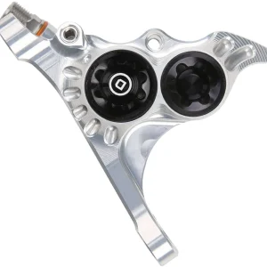 Hope RX4+ Disc Brake Caliper - Flat Mount Front +20mm DOT Type Silver  | Bikeparts.Com Best Seller