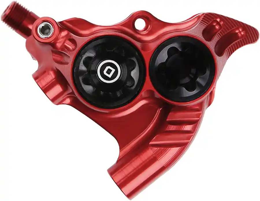Exclusive Hope RX4+ Disc Brake Caliper - Flat Mount Rear +20mm DOT Type Red | Bikeparts.Com