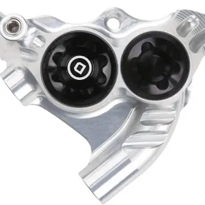 Hope RX4+ Disc Brake Caliper - Flat Mount Rear +20mm DOT Type Silver  | Bikeparts.Com Same Day Shipping