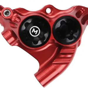 Final Sale Hope RX4+ Disc Brake Caliper - Rear Flat Mount Direct +20mm Mineral Oil Red