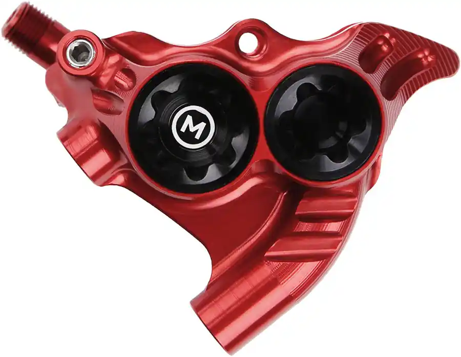 Final Sale Hope RX4+ Disc Brake Caliper - Rear Flat Mount Direct +20mm Mineral Oil Red