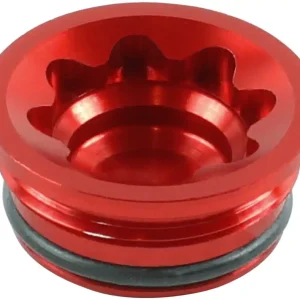 Hope V4 Large Disc Brake Caliper Bore Cap - Red In Demand