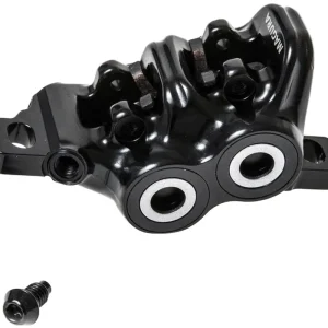 Magura MT5/MT Trail Sport Disc Brake Caliper - Front or Rear Post Mount 4-Piston Black/Silver Price Cut