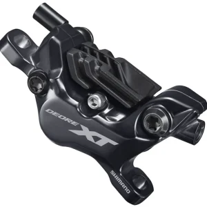 Warranty Included Shimano XT BR-M8120 Disc Brake Caliper - 4-Piston Post-Mount  Metal Pads with Fins Black  | Bikeparts.Com