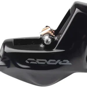 SRAM Code Silver Stealth Disc Brake Caliper Assembly - Front/Rear Post Mount 4-Piston Black C1 Hassle-Free Returns