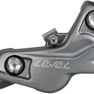 Hassle-Free Returns SRAM Level Bronze Stealth Disc Brake Caliper Assembly - Front/Rear Post Mount 4-Piston Dark Polar C1  | Bikeparts.Com