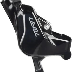 SRAM Level Silver Stealth Disc Brake Caliper Assembly - Front/Rear Post Mount 2-Piston Black C1 Same Day Shipping