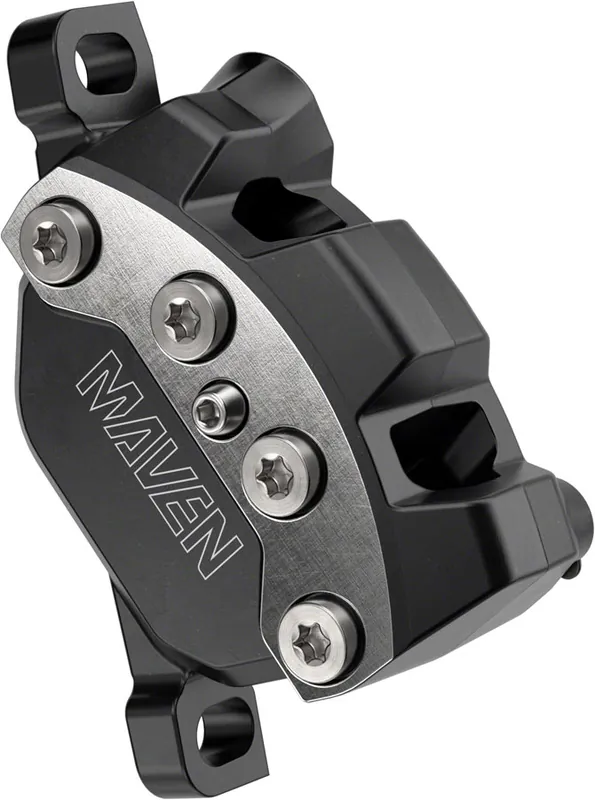 Direct From Factory SRAM Maven Ultimate Disc Brake Caliper Assembly - Front/Rear Post Mount 4-Piston Silver/Black A1