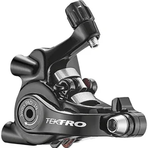 Tektro MD-C550 Dual-Piston Cable Actuated Mechanical Flat Mount Disc Caliper for Road Short-Pull Levers Black Fresh Stock