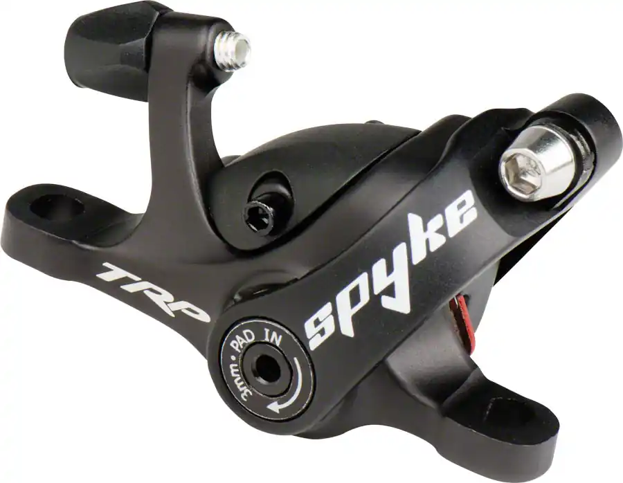 TRP Spyke Mechanical Post-Mount Caliper for long-pull levers without rotor Black High Quality