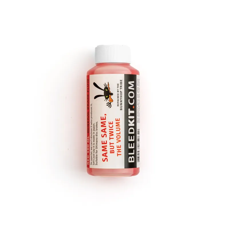 Must Have Bleedkit.com Mineral Oil Brake Fluid (Shimano) Red - 100ml  | Bikeparts.Com