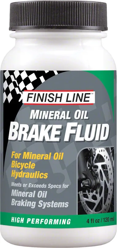 Finish Line Mineral Oil Brake Fluid - 4oz | Bikeparts.Com Low Price