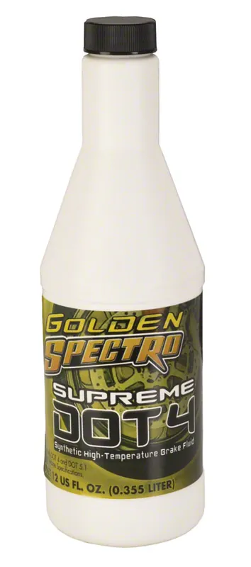 Golden Spectro DOT 4 Disc Brake Fluid 12oz Trending