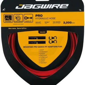 Jagwire Pro Hydraulic Disc Brake Hose Kit 3000mm Red Free Returns