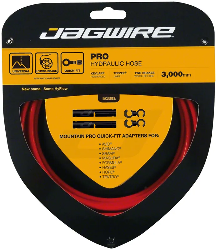 Jagwire Pro Hydraulic Disc Brake Hose Kit 3000mm Red Free Returns