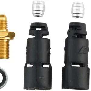 Jagwire Pro Quick-Fit Adapters for Hydraulic Hose - Fits SRAM Guide and Level and Avid Code DB Elixir and Juicy Limited Time