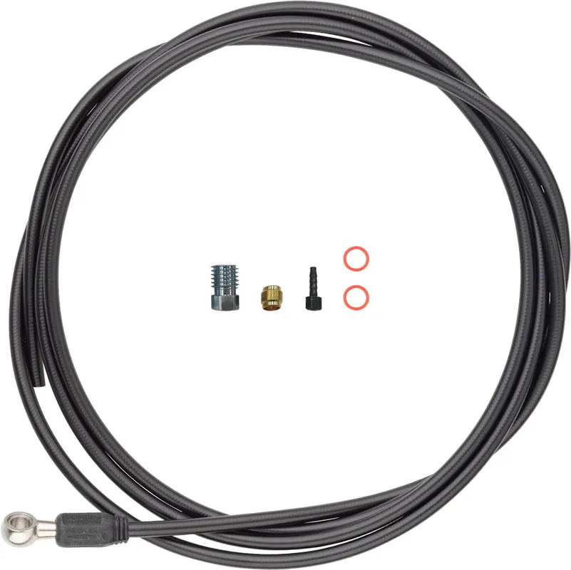 Jagwire Sport Mineral Oil Hydraulic Hose Kit for Magura MT 2000mm Black Crafted