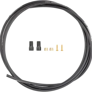 Crafted Jagwire Sport Mineral Oil Hydraulic Hose Kit for Shimano Deore Alivio Acera RS805 MT500 MT400 MT200 Metrea 2000mm Black