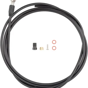 Jagwire Sport Mineral Oil Hydraulic Hose Kit for Shimano XTR XT SLX Saint Zee and Alfine 2000mm Black Clearance