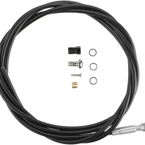 Shimano SM-BH90-SBLS High Pressure Disc Brake Hose Kit - Long Silver Banjo Caliper Connector 2000mm Black Factory Price