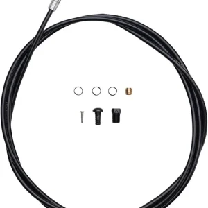 Shimano SM-BH90-SBS High Pressure Disc Brake Hose Kit - Long Silver Banjo Caliper Connector 1700mm Black Get Yours