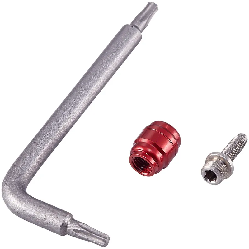 SRAM Bulk Hydraulic Brake Hose Fitting Kit with 50 Threaded Hose Barbs 50 Red Compression Fittings 1 T8 Torx Wrench Authentic
