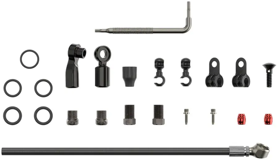 Best Seller SRAM Disc Brake Hose Kit - Flat Mount Beveled Banjo 2000mm